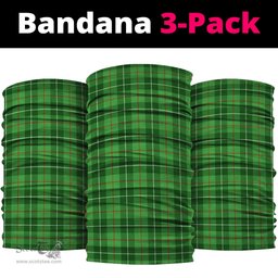 Scottish Galloway Clan Tartan Neck Gaiter, Tartan Bandana, Tartan Headband, Neck Warmer