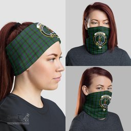 Scottish Davidson Clan Family Crest Tartan Neck Gaiter, Tartan Bandana, Tartan Headband, Neck Warmer
