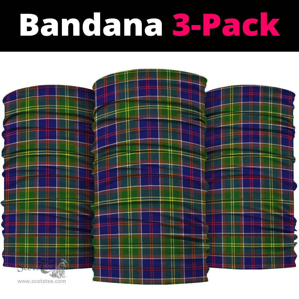 Scottish Dalrymple Clan Tartan Neck Gaiter, Tartan Bandana, Tartan Headband, Neck Warmer