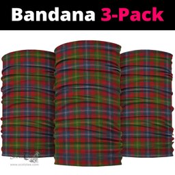 Scottish Forrester or Foster Clan Tartan Neck Gaiter, Tartan Bandana, Tartan Headband, Neck Warmer
