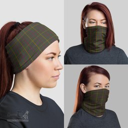 Scottish Hall Clan Tartan Neck Gaiter, Tartan Bandana, Tartan Headband, Neck Warmer