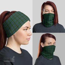 Scottish Davidson Clan Tartan Neck Gaiter, Tartan Bandana, Tartan Headband, Neck Warmer