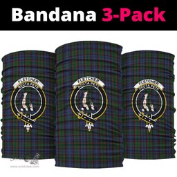 Scottish Fletcher Clan Family Crest Tartan Neck Gaiter, Tartan Bandana, Tartan Headband, Neck Warmer