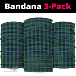 Scottish Douglas Clan Tartan Neck Gaiter, Tartan Bandana, Tartan Headband, Neck Warmer