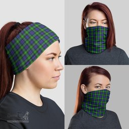 Scottish Gordon Modern Clan Tartan Neck Gaiter, Tartan Bandana, Tartan Headband, Neck Warmer