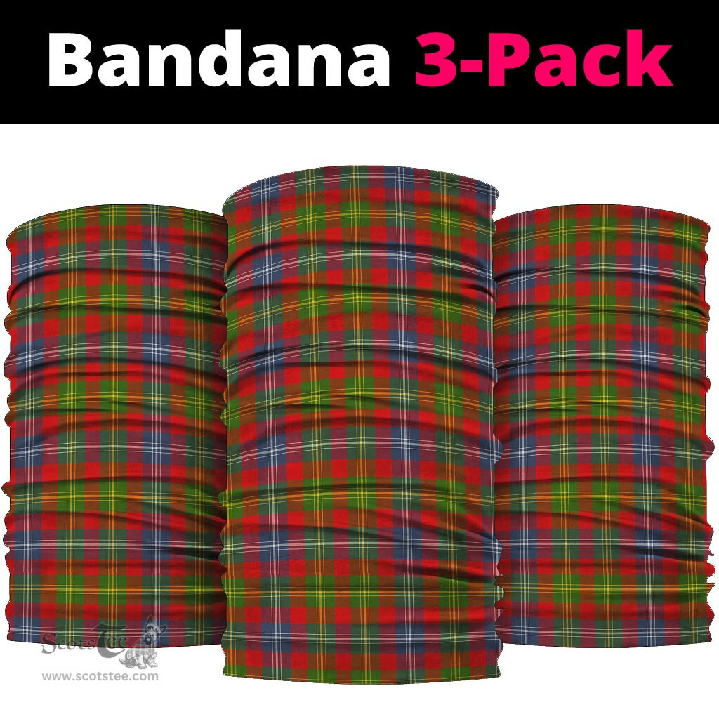 Scottish Forrester Clan Tartan Neck Gaiter, Tartan Bandana, Tartan Headband, Neck Warmer
