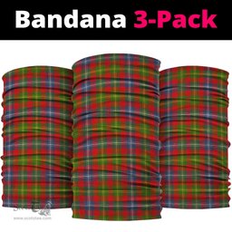 Scottish Forrester Clan Tartan Neck Gaiter, Tartan Bandana, Tartan Headband, Neck Warmer
