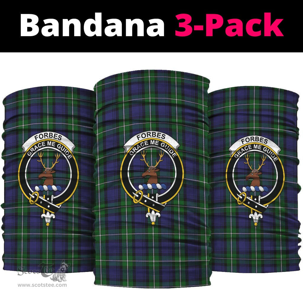 Scottish Forbes Clan Family Crest Tartan Neck Gaiter, Tartan Bandana, Tartan Headband, Neck Warmer