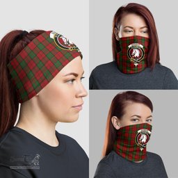 Scottish Dunbar Clan Family Crest Tartan Neck Gaiter, Tartan Bandana, Tartan Headband, Neck Warmer