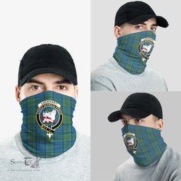 Scottish Lockhart Clan Family Crest Tartan Neck Gaiter, Tartan Bandana, Tartan Headband, Neck Warmer