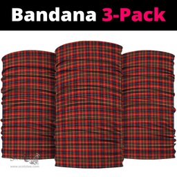 Scottish Innes Modern Clan Tartan Neck Gaiter, Tartan Bandana, Tartan Headband, Neck Warmer