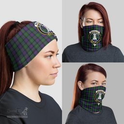Scottish MacCallum Clan Family Crest Tartan Neck Gaiter, Tartan Bandana, Tartan Headband, Neck Warmer