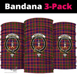 Scottish MacIntyre Modern Clan Family Crest Tartan Neck Gaiter, Tartan Bandana, Tartan Headband, Neck Warmer