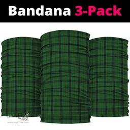 Scottish Kincaid Clan Tartan Neck Gaiter, Tartan Bandana, Tartan Headband, Neck Warmer