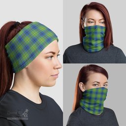 Scottish Johnstone-Johnston Ancient Clan Tartan Neck Gaiter, Tartan Bandana, Tartan Headband, Neck Warmer