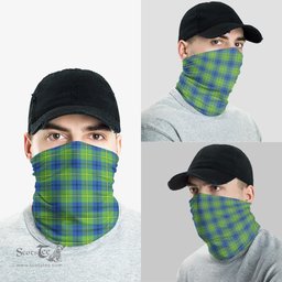 Scottish Johnstone-Johnston Ancient Clan Tartan Neck Gaiter, Tartan Bandana, Tartan Headband, Neck Warmer