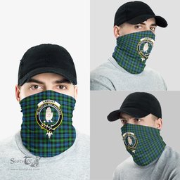 Scottish Lamont Clan Family Crest Tartan Neck Gaiter, Tartan Bandana, Tartan Headband, Neck Warmer