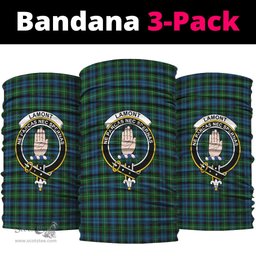Scottish Lamont Clan Family Crest Tartan Neck Gaiter, Tartan Bandana, Tartan Headband, Neck Warmer