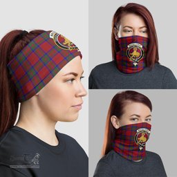 Scottish MacGillivray Clan Family Crest Tartan Neck Gaiter, Tartan Bandana, Tartan Headband, Neck Warmer