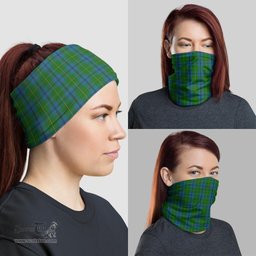 Scottish Johnstone-Johnston Clan Tartan Neck Gaiter, Tartan Bandana, Tartan Headband, Neck Warmer