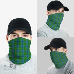 Scottish Johnstone-Johnston Clan Tartan Neck Gaiter, Tartan Bandana, Tartan Headband, Neck Warmer
