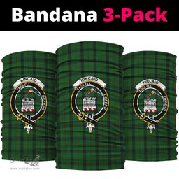 Scottish Kincaid Clan Family Crest Tartan Neck Gaiter, Tartan Bandana, Tartan Headband, Neck Warmer