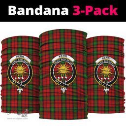 Scottish Kerr Clan Family Crest Tartan Neck Gaiter, Tartan Bandana, Tartan Headband, Neck Warmer