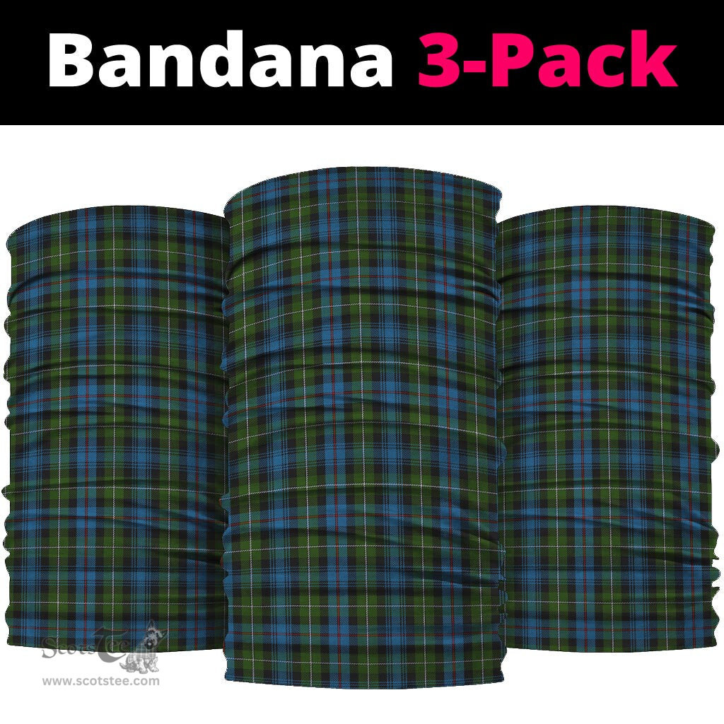 Scottish MacKenzie Clan Tartan Neck Gaiter, Tartan Bandana, Tartan Headband, Neck Warmer