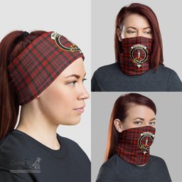 Scottish MacAlister Clan Family Crest Tartan Neck Gaiter, Tartan Bandana, Tartan Headband, Neck Warmer