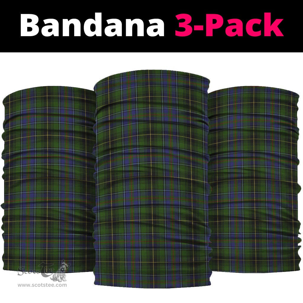 Scottish MacInnes Clan Tartan Neck Gaiter, Tartan Bandana, Tartan Headband, Neck Warmer