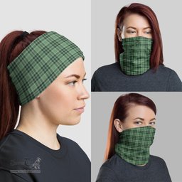 Scottish MacDonald Lord of the Isles Hunting Clan Tartan Neck Gaiter, Tartan Bandana, Tartan Headband, Neck Warmer