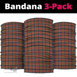 Scottish MacNaughton Ancient Clan Tartan Neck Gaiter, Tartan Bandana, Tartan Headband, Neck Warmer