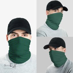 Scottish Montgomery Clan Tartan Neck Gaiter, Tartan Bandana, Tartan Headband, Neck Warmer