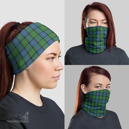 Scottish Stirling Clan Tartan Neck Gaiter, Tartan Bandana, Tartan Headband, Neck Warmer