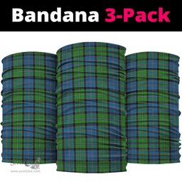Scottish Stirling Clan Tartan Neck Gaiter, Tartan Bandana, Tartan Headband, Neck Warmer