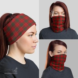 Scottish MacNab Clan Tartan Neck Gaiter, Tartan Bandana, Tartan Headband, Neck Warmer