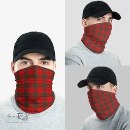 Scottish MacNab Clan Tartan Neck Gaiter, Tartan Bandana, Tartan Headband, Neck Warmer