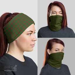 Scottish Menzies Clan Tartan Neck Gaiter, Tartan Bandana, Tartan Headband, Neck Warmer