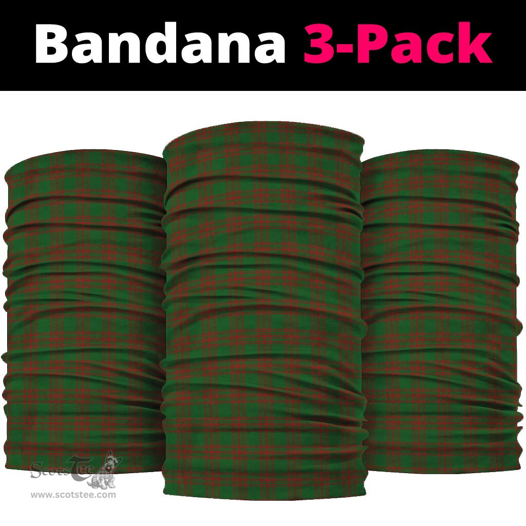 Scottish Menzies Clan Tartan Neck Gaiter, Tartan Bandana, Tartan Headband, Neck Warmer