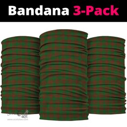 Scottish Menzies Clan Tartan Neck Gaiter, Tartan Bandana, Tartan Headband, Neck Warmer