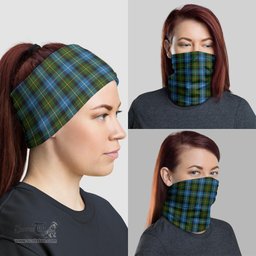 Scottish MacNeil of Barra Clan Tartan Neck Gaiter, Tartan Bandana, Tartan Headband, Neck Warmer