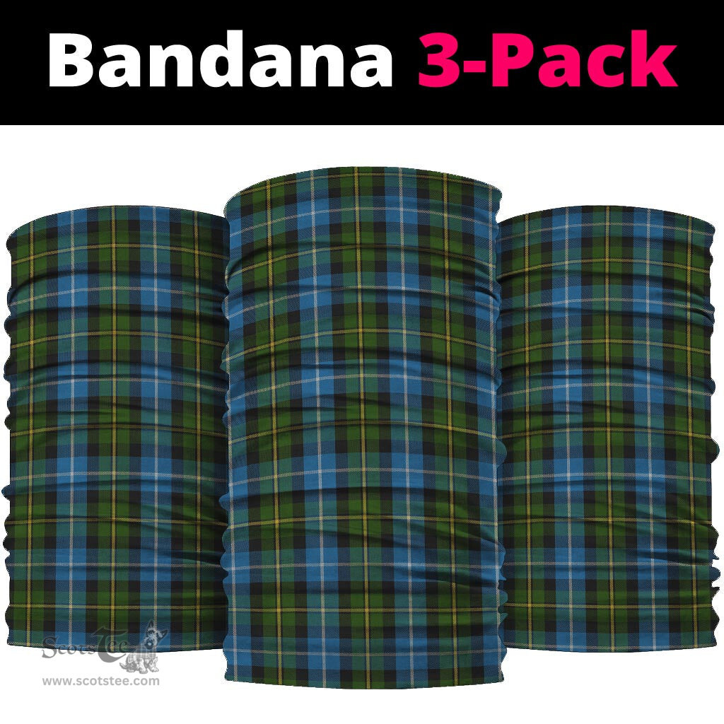 Scottish MacNeil of Barra Clan Tartan Neck Gaiter, Tartan Bandana, Tartan Headband, Neck Warmer
