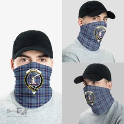 Scottish MacRaes of America Clan Family Crest Tartan Neck Gaiter, Tartan Bandana, Tartan Headband, Neck Warmer