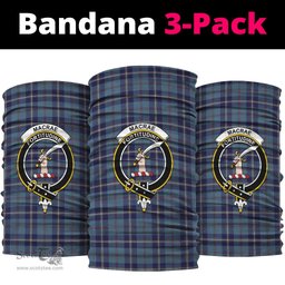 Scottish MacRaes of America Clan Family Crest Tartan Neck Gaiter, Tartan Bandana, Tartan Headband, Neck Warmer