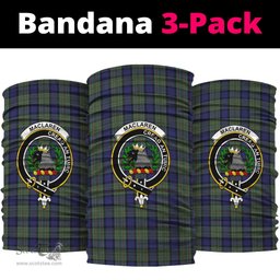 Scottish MacLaren Clan Family Crest Tartan Neck Gaiter, Tartan Bandana, Tartan Headband, Neck Warmer