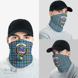 Scottish Weir Ancient Clan Family Crest Tartan Neck Gaiter, Tartan Bandana, Tartan Headband, Neck Warmer