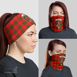 Scottish Maxwell Modern Clan Family Crest Tartan Neck Gaiter, Tartan Bandana, Tartan Headband, Neck Warmer