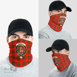 Scottish Maxwell Modern Clan Family Crest Tartan Neck Gaiter, Tartan Bandana, Tartan Headband, Neck Warmer
