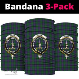 Scottish Shaw Clan Family Crest Tartan Neck Gaiter, Tartan Bandana, Tartan Headband, Neck Warmer