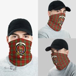 Scottish Scott Clan Family Crest Tartan Neck Gaiter, Tartan Bandana, Tartan Headband, Neck Warmer
